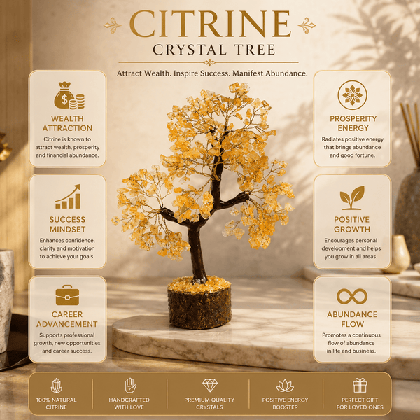 Citrine Crystal Tree