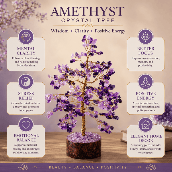 Amethyst Crystal Tree