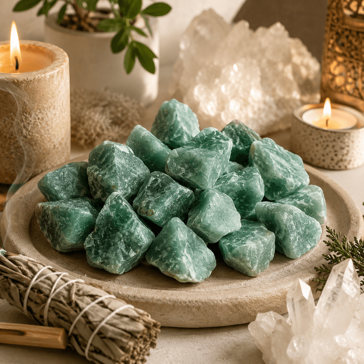 Green Aventurine Raw Stone