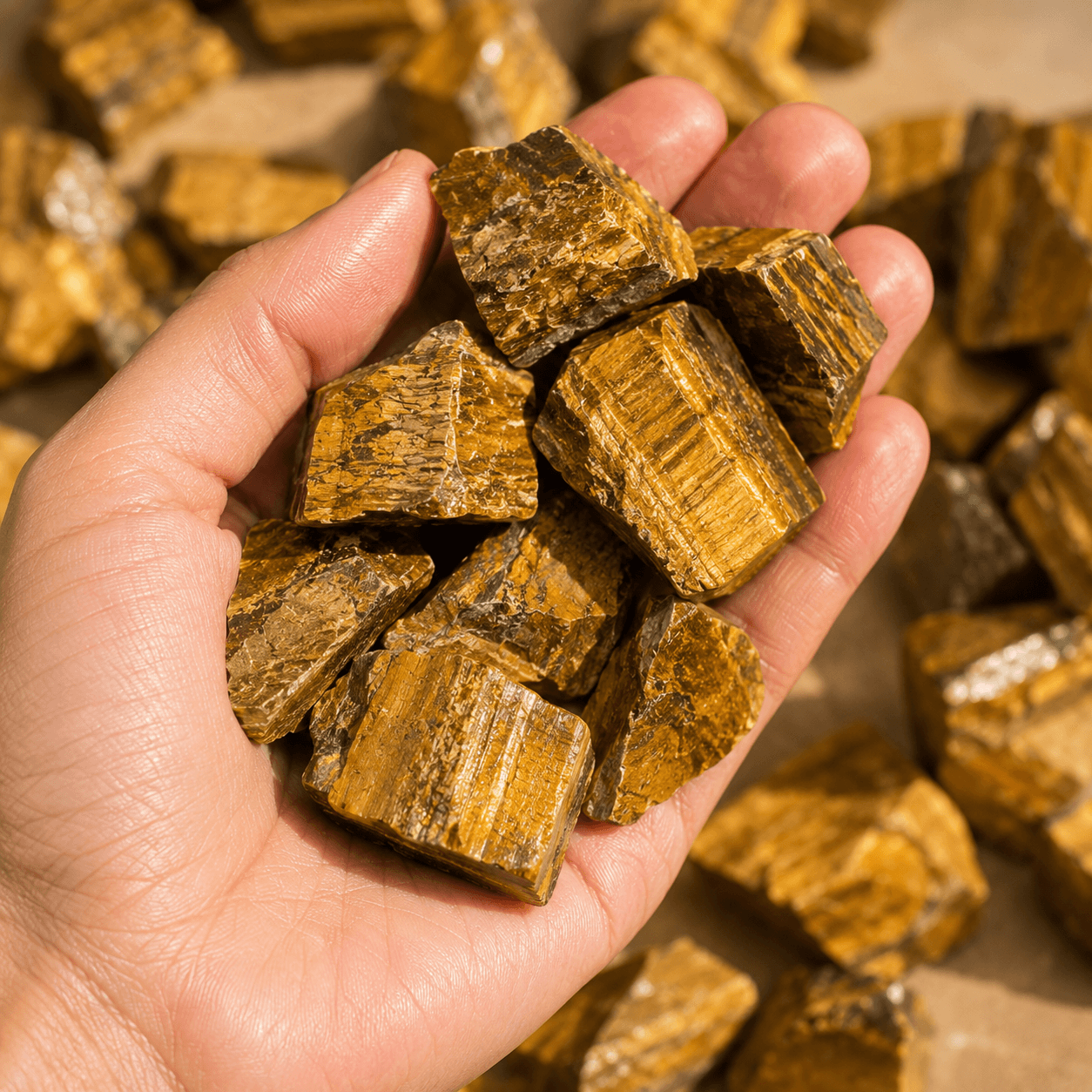 Tiger's Eye Raw Stone