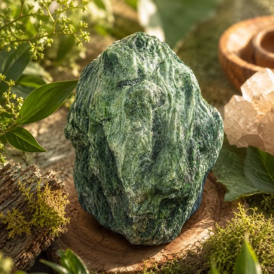 Green Kedar Raw Stone