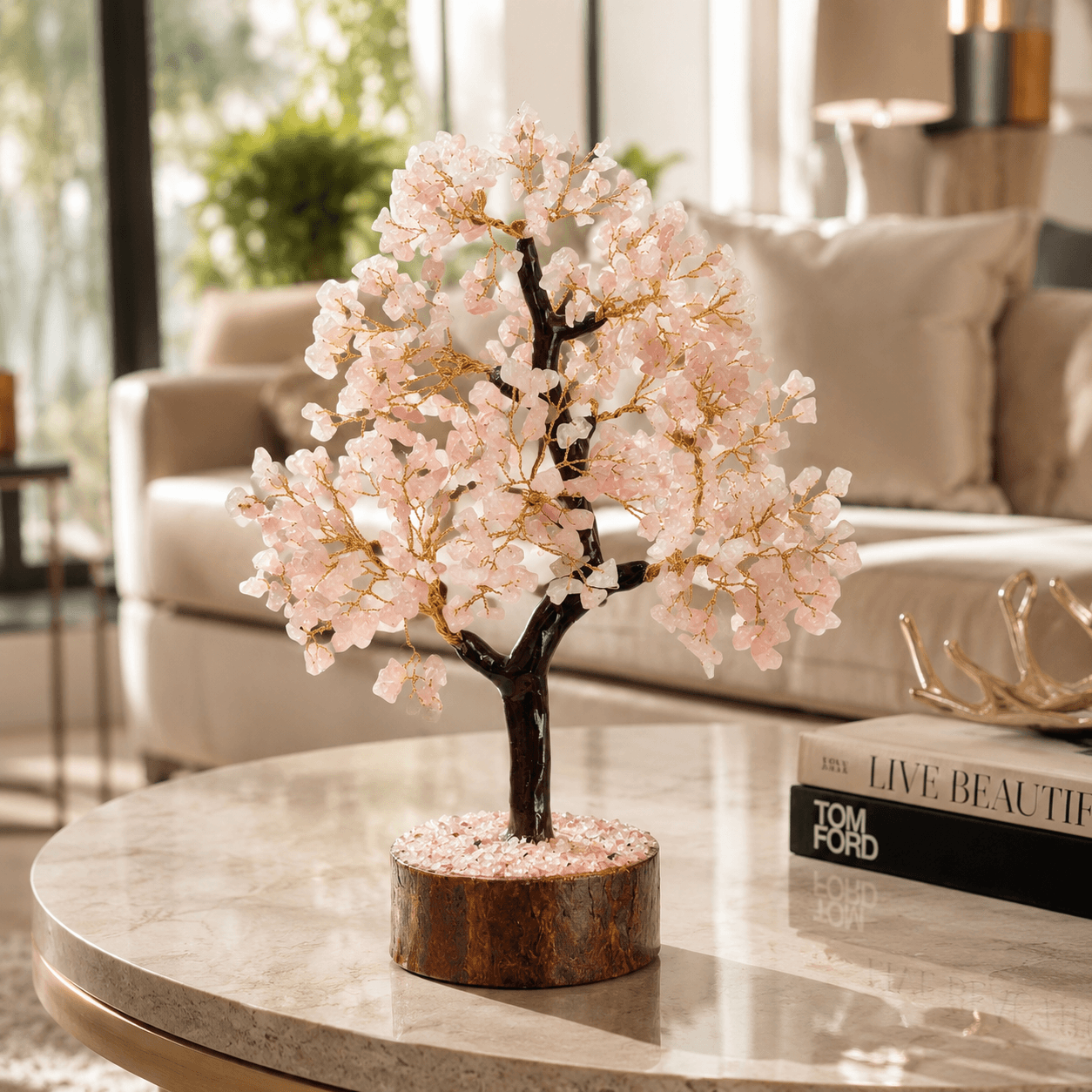 Rose Quartz Tree
