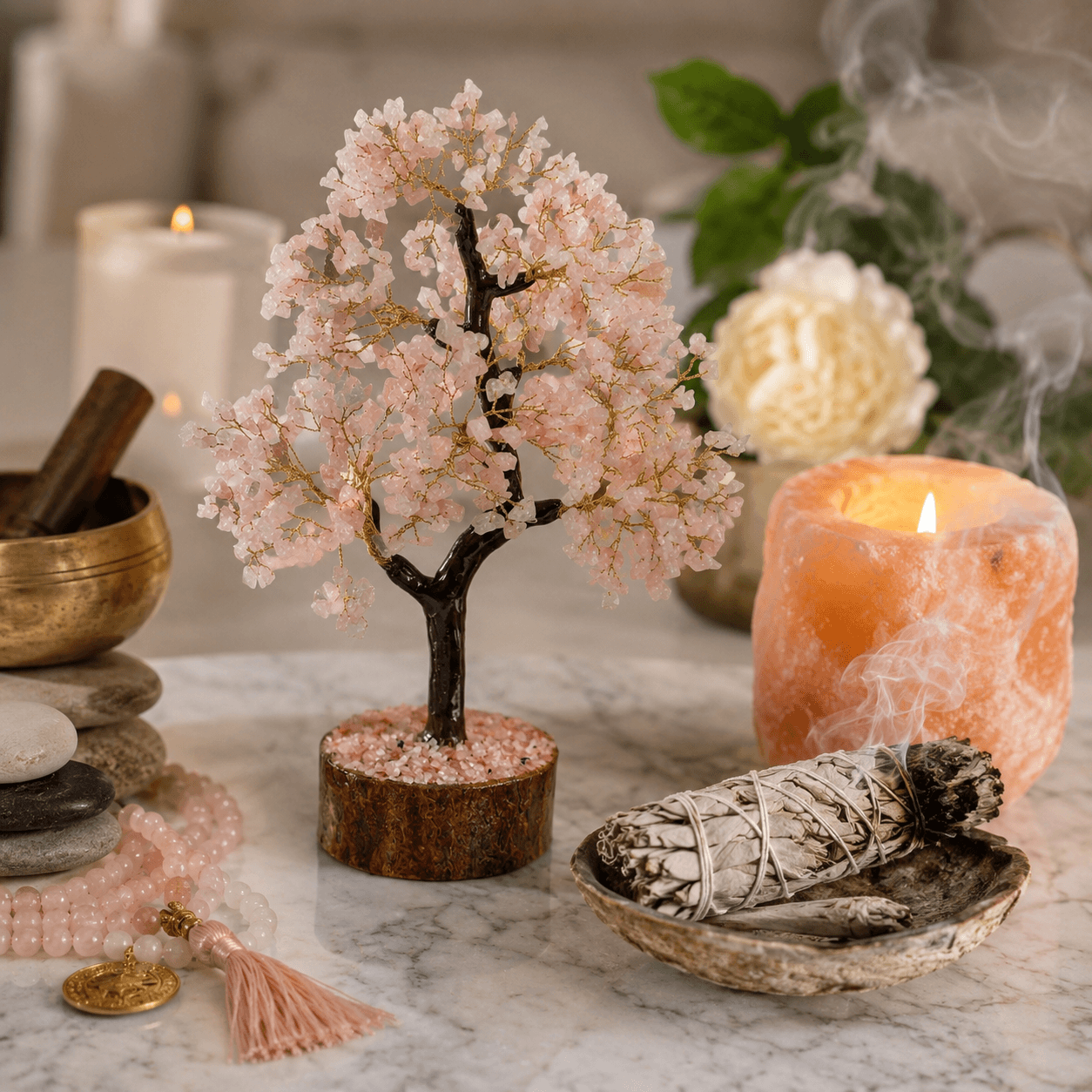 Rose Quartz Tree
