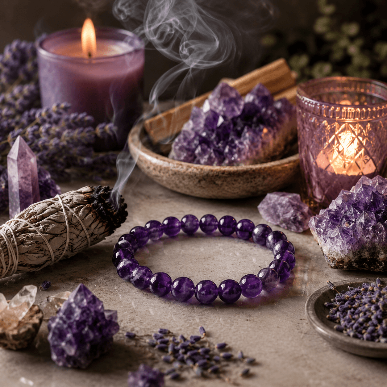 Amethyst Brecelate