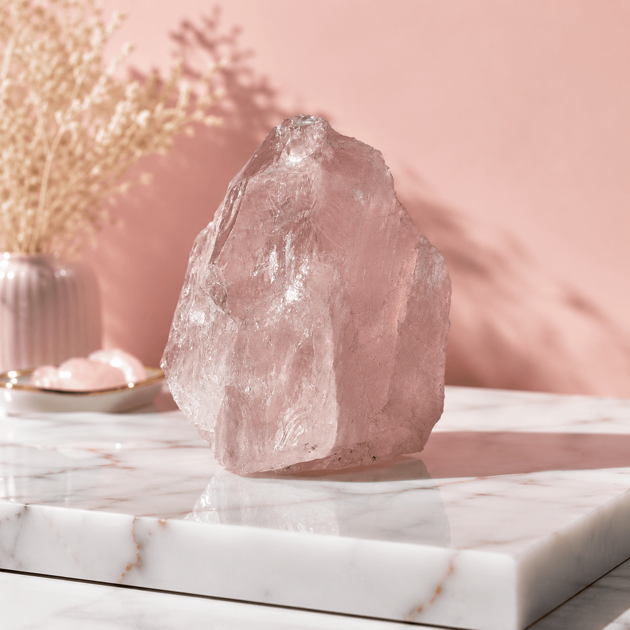 Rose Quartz Raw Stone