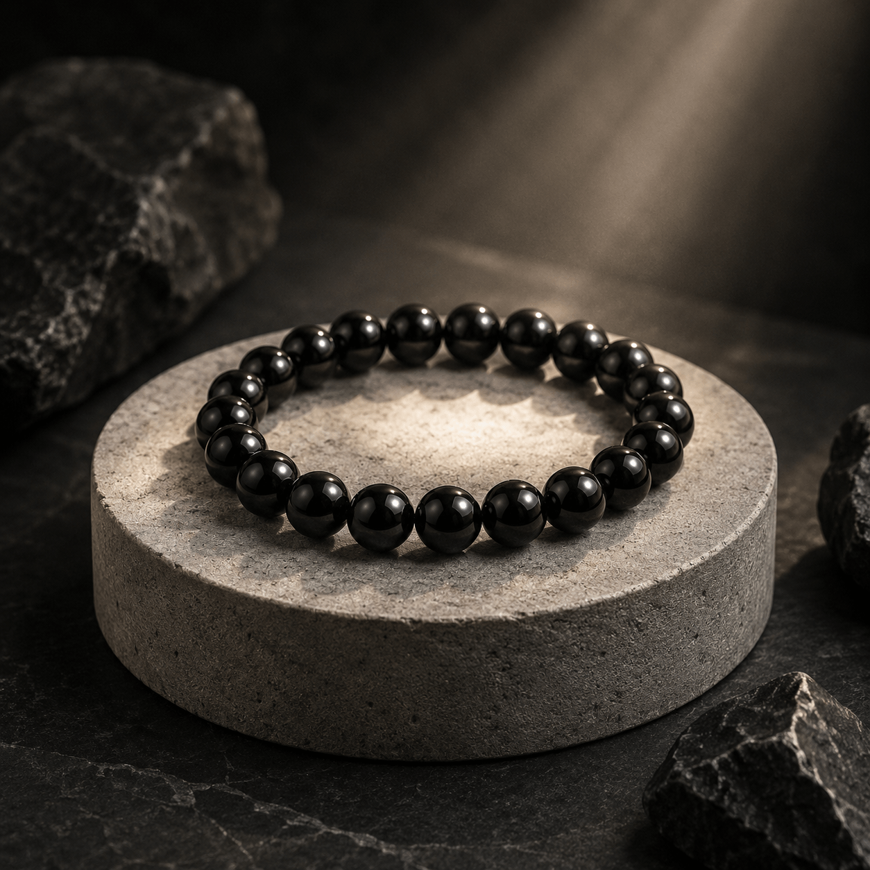 Black Tourmaline Crystal Bracelet