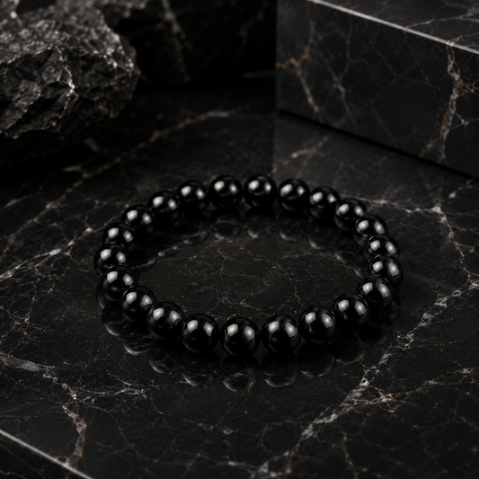 Black Tourmaline Crystal Bracelet
