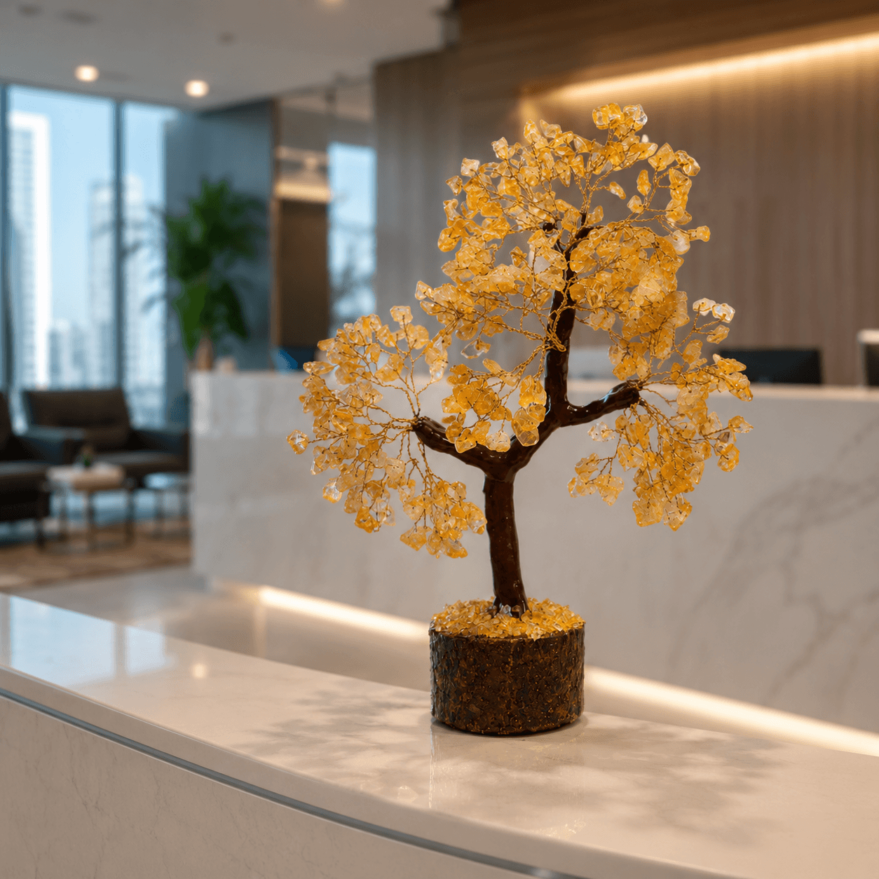 Citrine Crystal Tree