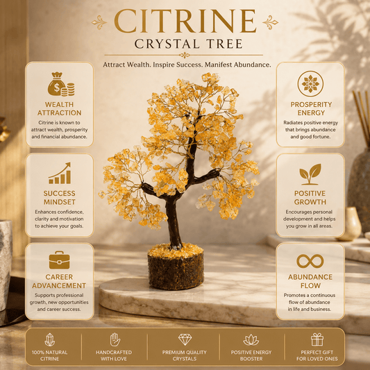 Citrine Crystal Tree