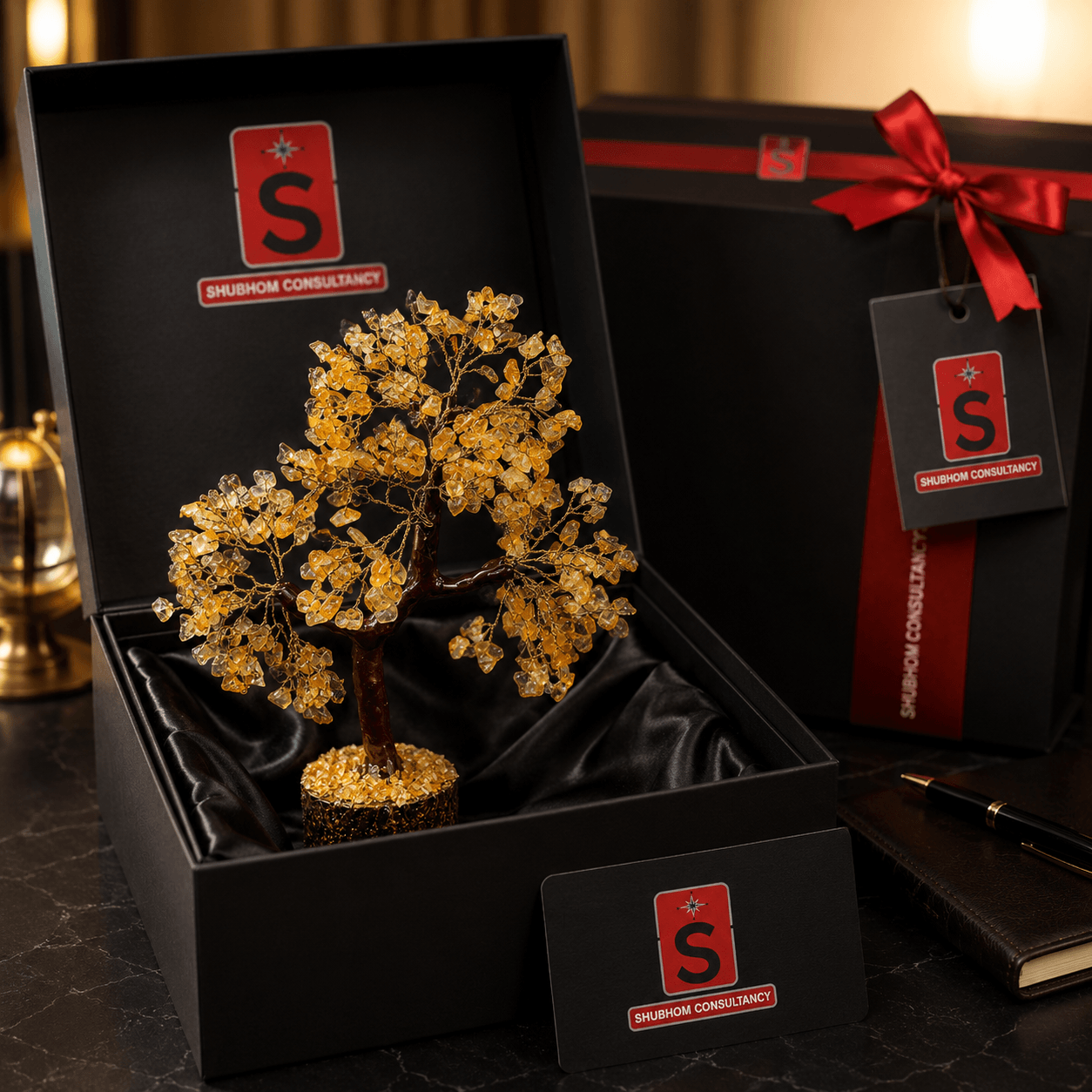 Citrine Crystal Tree