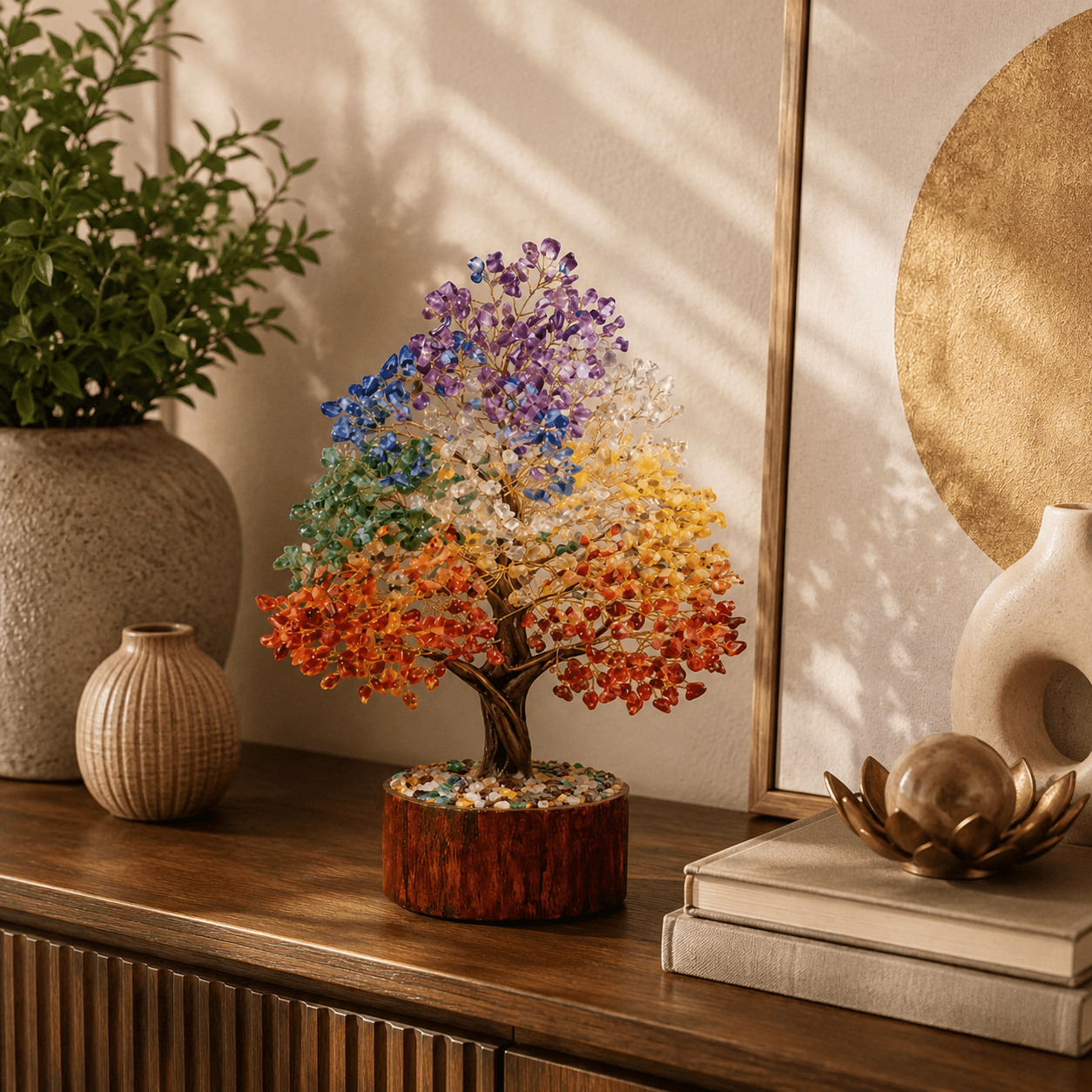Multi Stone Crystal Tree