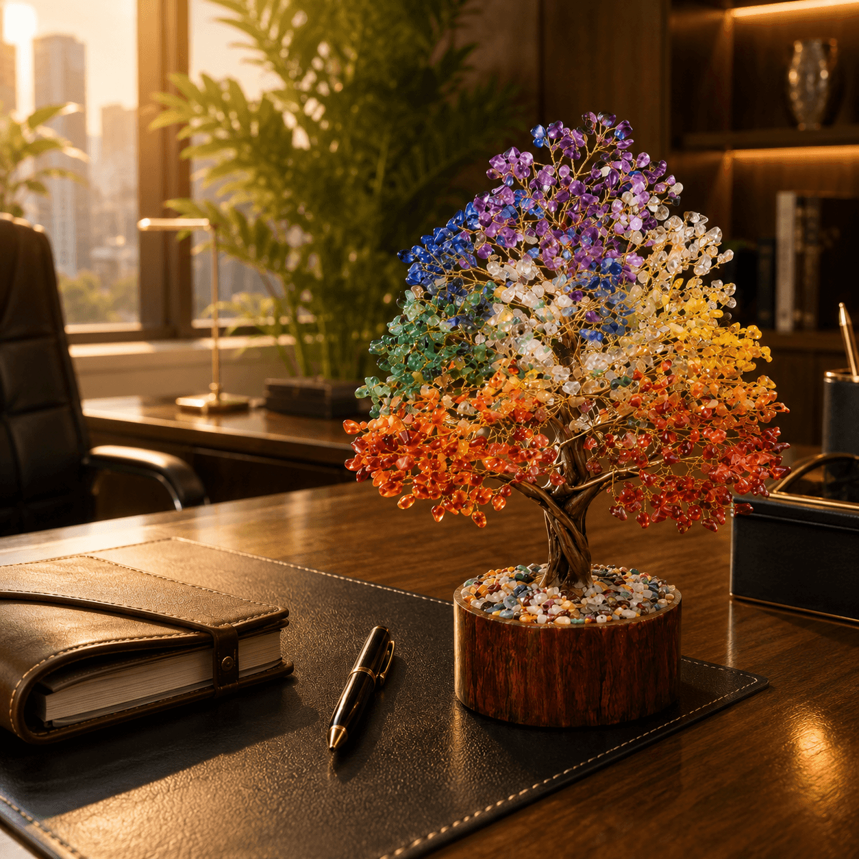 Multi Stone Crystal Tree