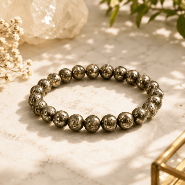 Pyrite Crystal Bracelet