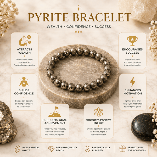 Pyrite Crystal Bracelet