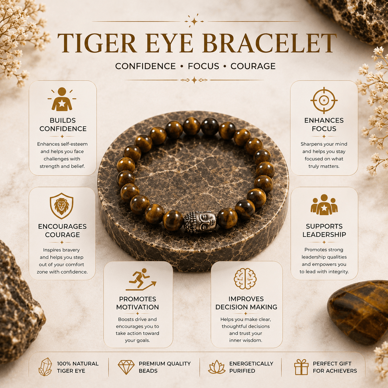 Tiger Eye Crystal Bracelet