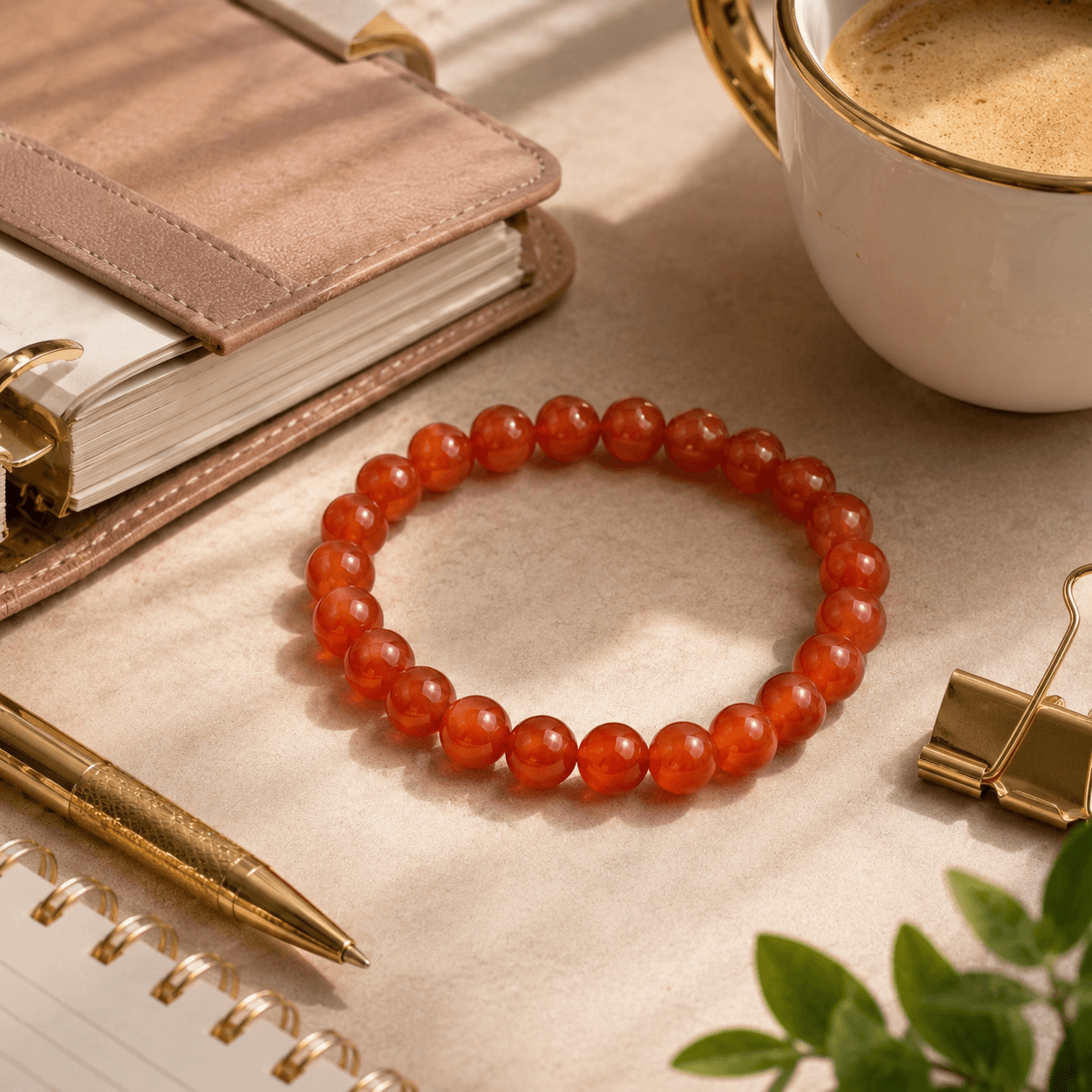 Carnelian Crystal Bracelet