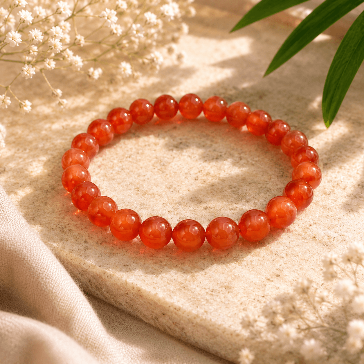 Carnelian Crystal Bracelet