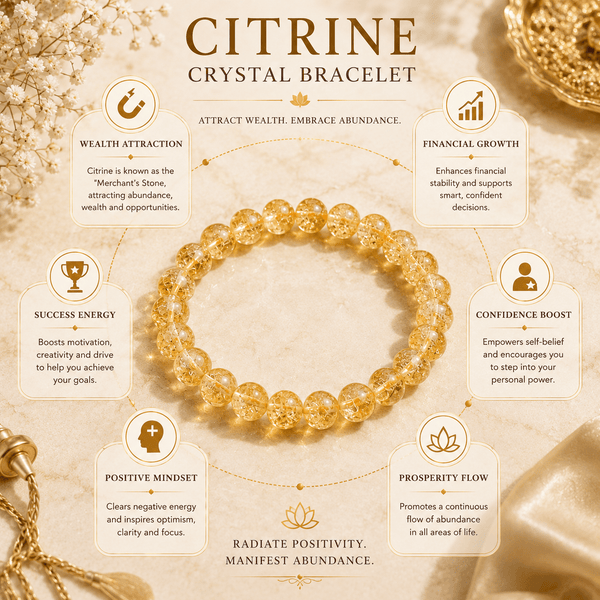 Citrine Crystal Bracelet