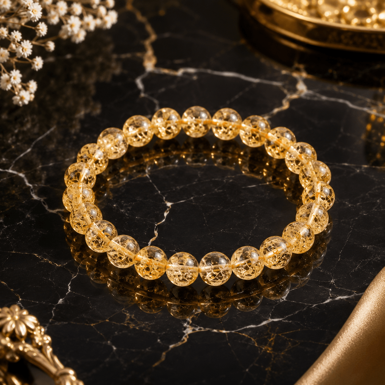 Citrine Crystal Bracelet