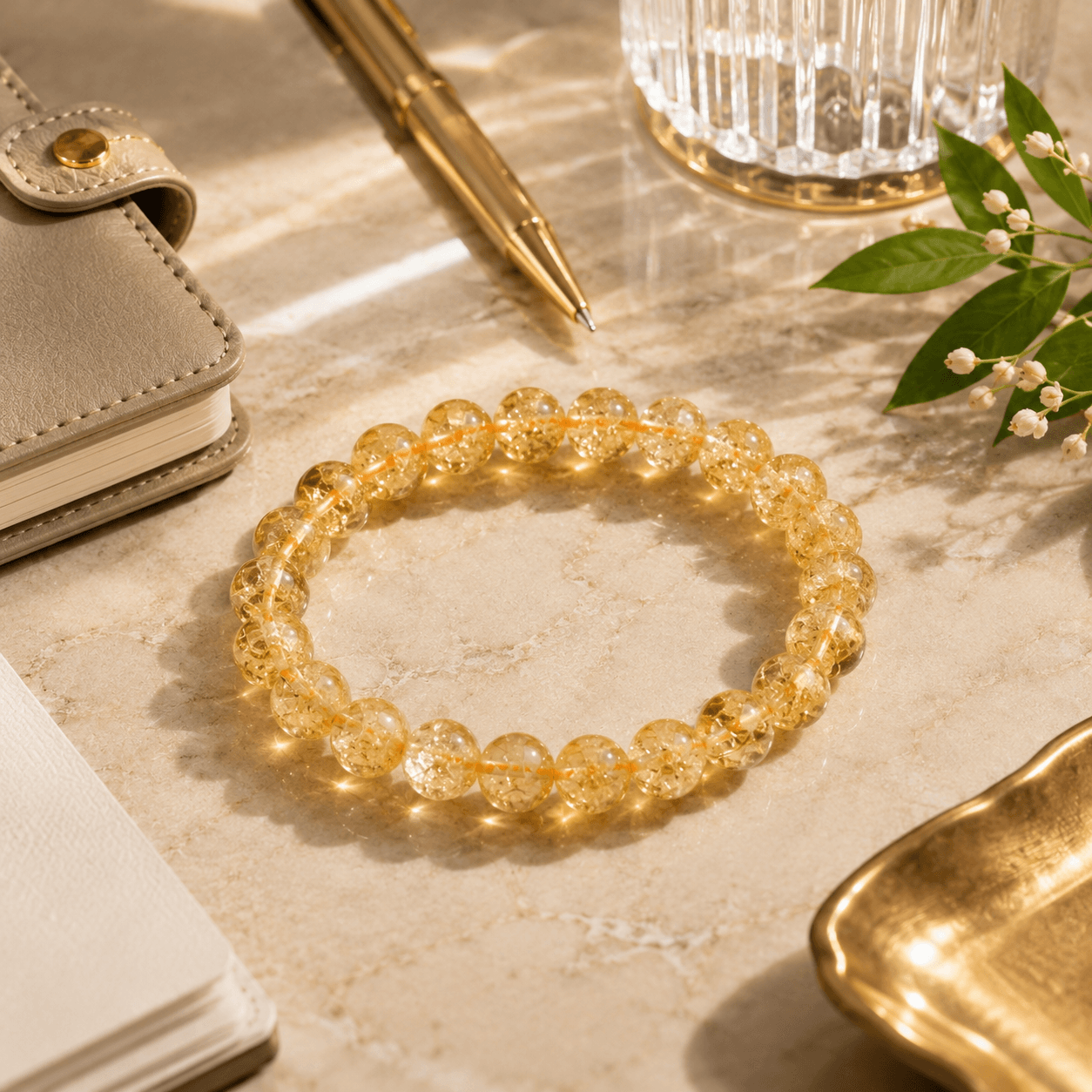 Citrine Crystal Bracelet