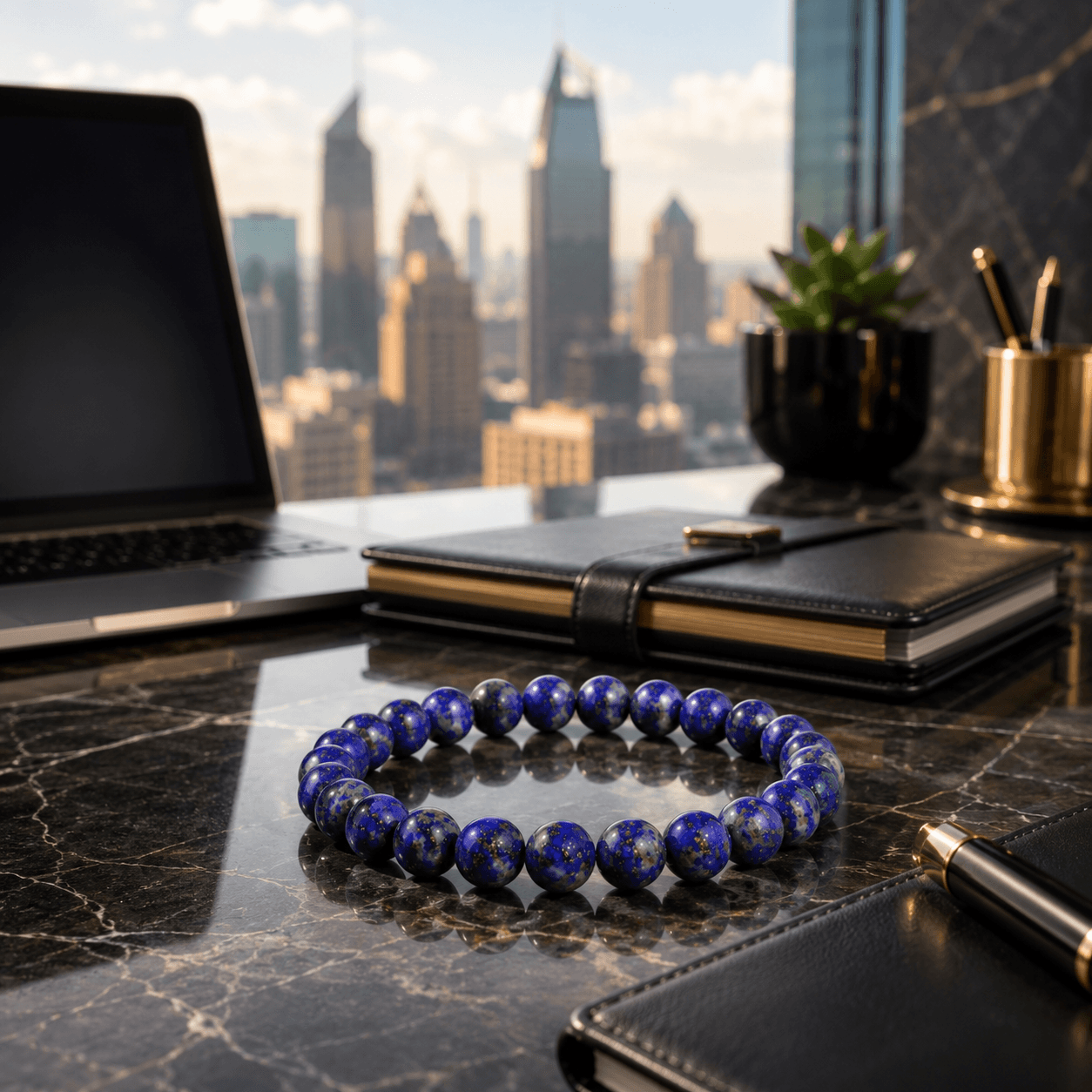 Lapis Lazuli Crystal Bracelet